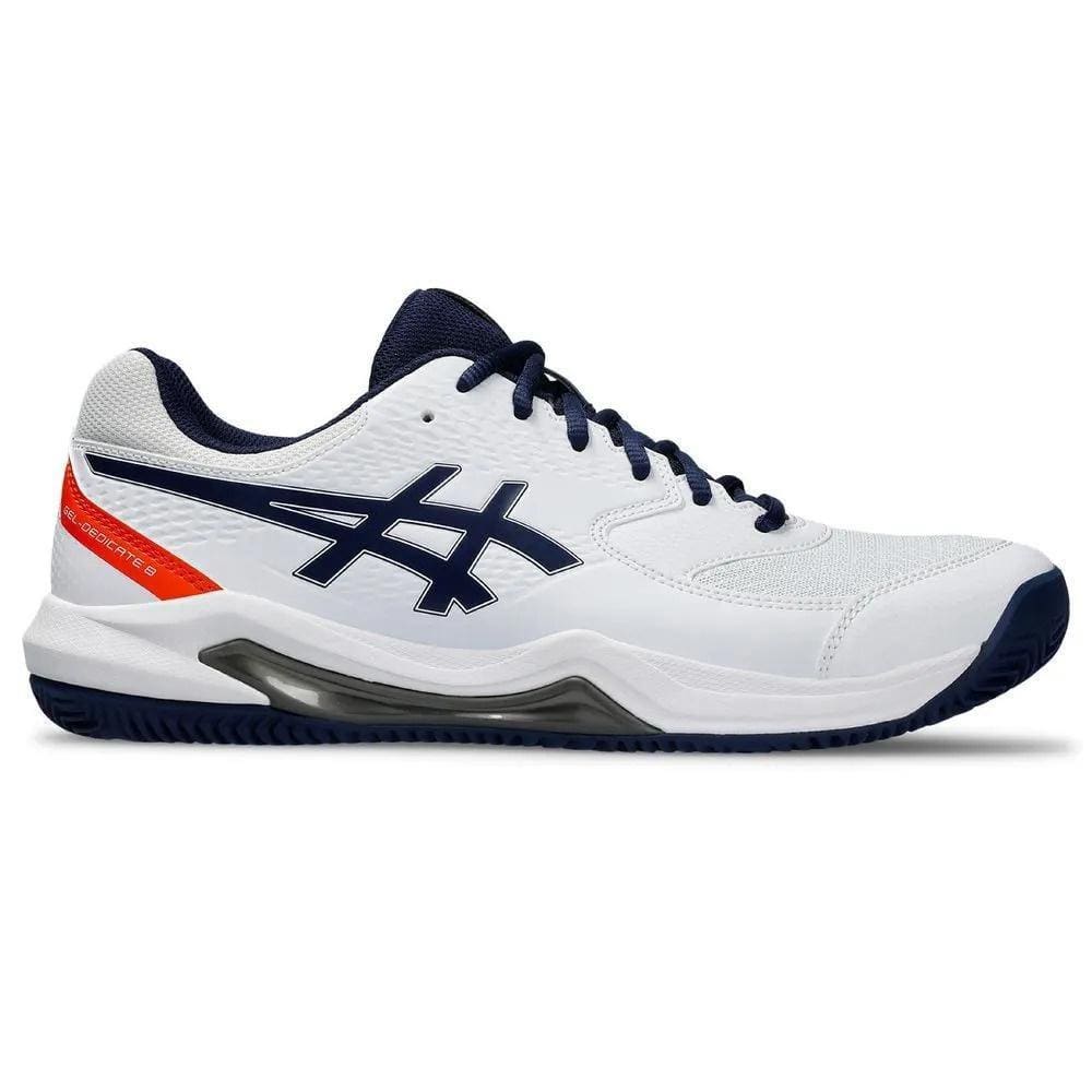 Tênis Asics Gel-Dedicate 8 Clay Branco-Masculino