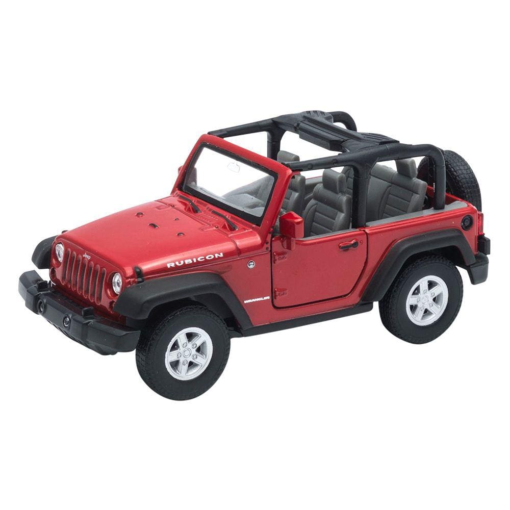 Miniatura Carro 2007 Jeep Wrangler Rubicon Escala 1:34