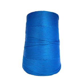 Fio Náutico Cordão 500G 3Mm 500M Croche Trico Bolsa Azulão