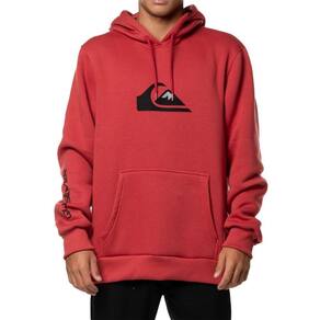 Moletom Quiksilver Canguru Comp Logo 305G WT24 Vermelho