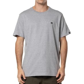 Camiseta Quiksilver Transfer Square WT24 Masculina Cinza