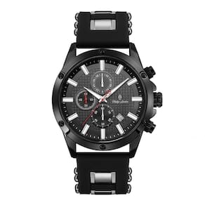 Relógio Phillip London Masculino Ref: Pl80069612m Pr N Cronógrafo Black
