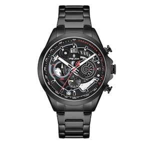 Relógio Phillip London Masculino Ref: Pl80388613m Pr N Cronógrafo Black