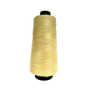 Linha Trico Croche 500M Para Trançar Cabelo - Creme