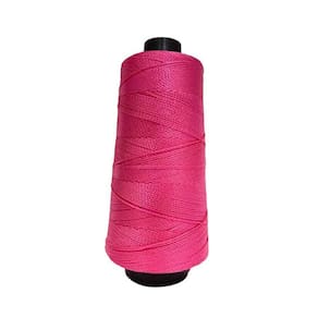 Linha Trico Croche 500M Para Trançar Cabelo - Pink