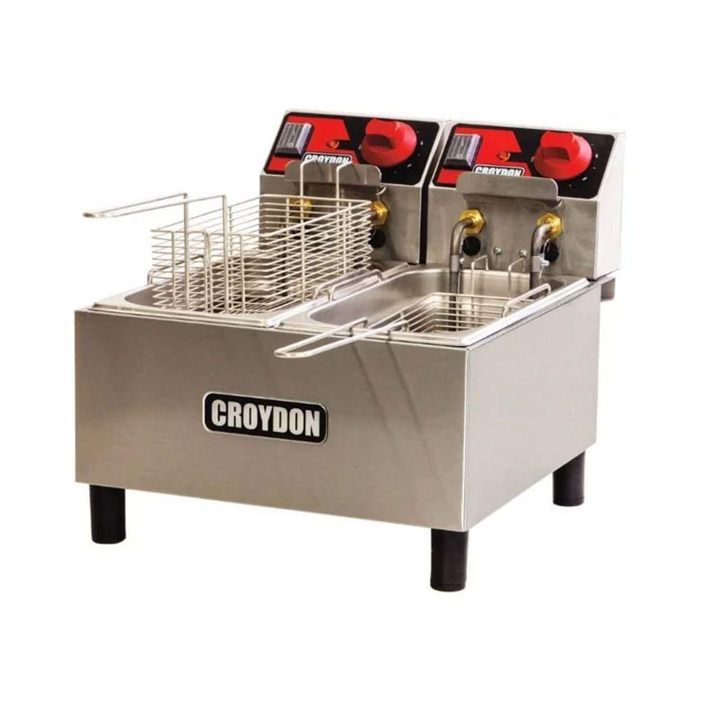 Fritador Elétrico 2 Cubas 2 Cestos 3 L 4000 W