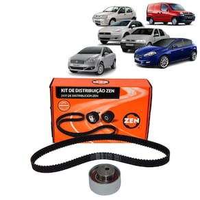 Kit Correia Dentada Punto Bravo Linea 1.4 16V TJET 2009 Palio Siena 1.3 16V 2000/2005