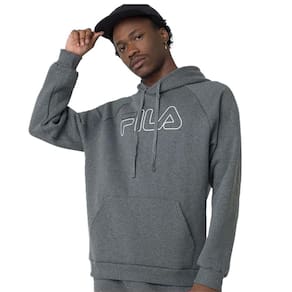 Casaco Moletom Fila Letter Outline Winter Masculino