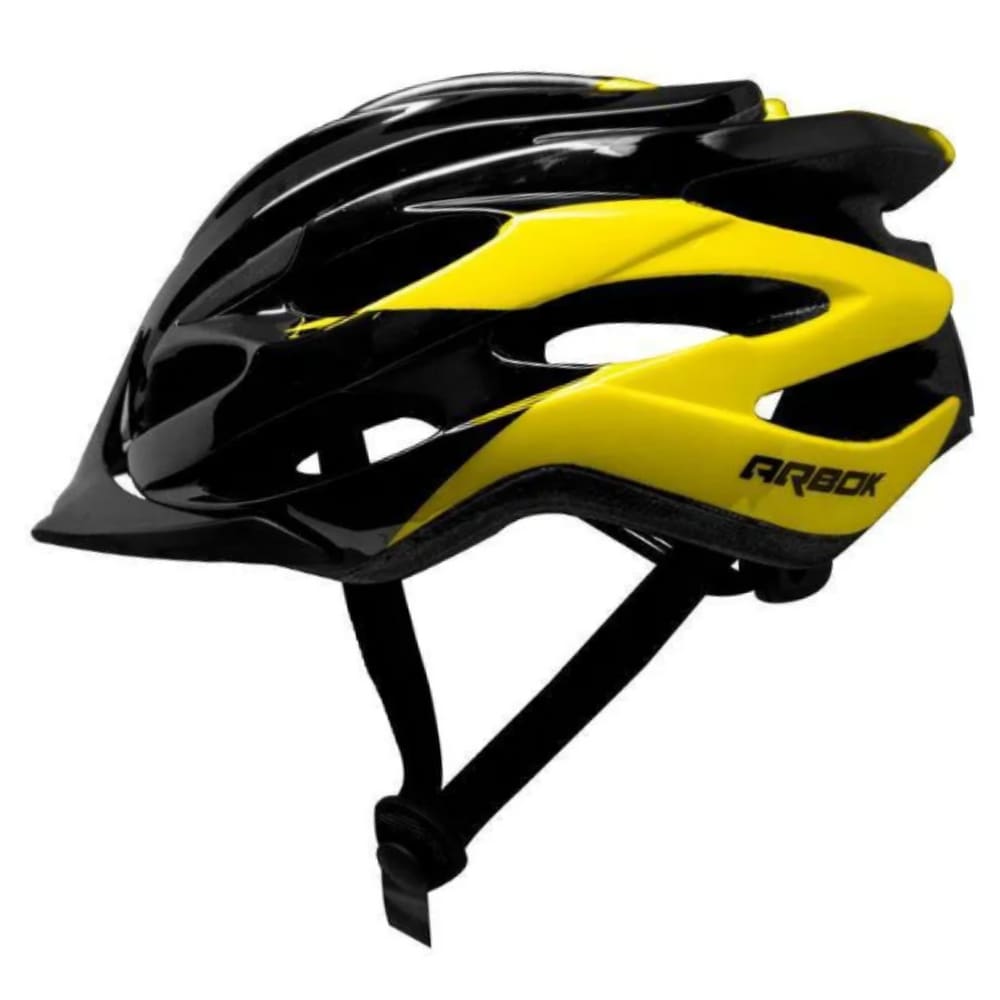 Capacete Ciclismo Arbok Raptor - Preto/Amarelo (54/58) M