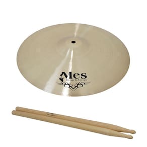 Prato de Condução para Bateria 20" Liga de Bronze B8 ACT Series Mes Drums + Baqueta 5A Hickory New York