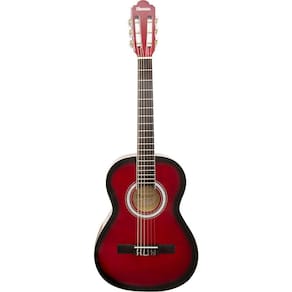 Violão Acústico Infantil de Nylon para Destros com Tensor TCG 360 Vermelho Thomaz