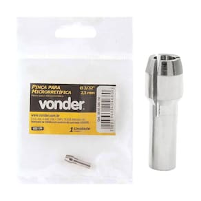 Pinça 2.4Mm Para Micro Retíficas Mandril 2.1 A 2.5Mm Vonder