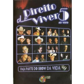 DVD Direito de Viver 5  Ao Vivo - Faça Parte do Show da Vida