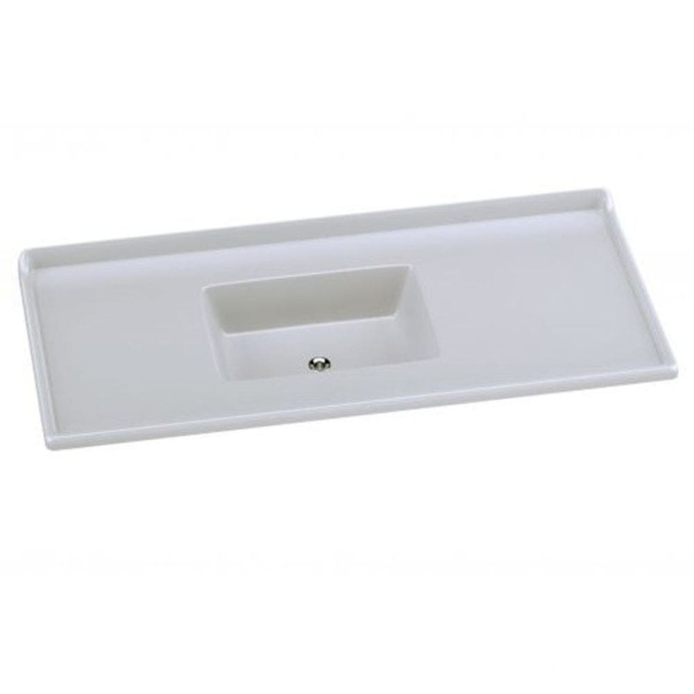 Pia Sintetica Std Gran 120Cm X 55Cm Branco Gelo