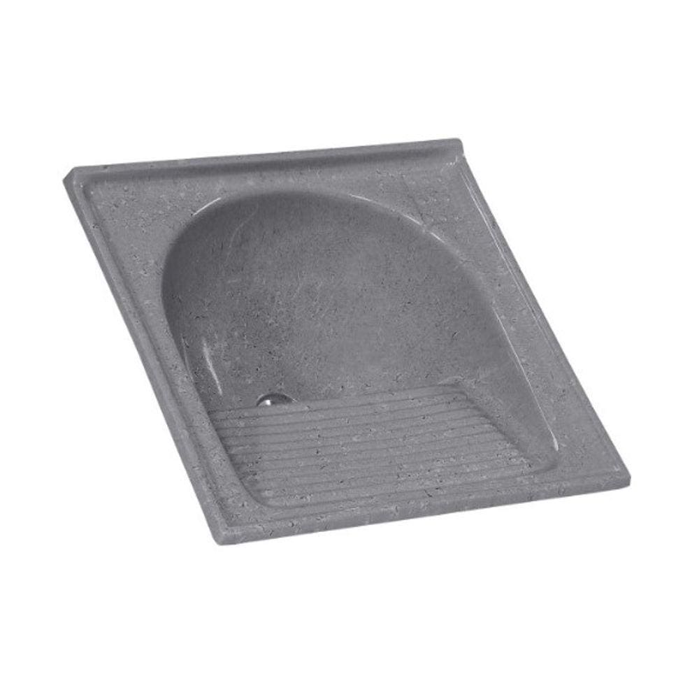 Tanque Marmore Sintetico Granitado Nº1 60X60cm Cinza