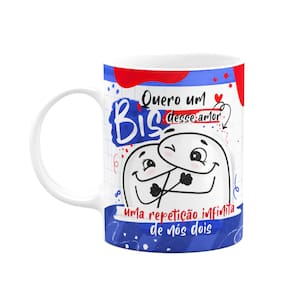 Caneca Flork Páscoa - Quero um bis desse amor