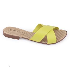 Chinelo feminino Beira Rio Conforto 8350.203 slipon offwhite