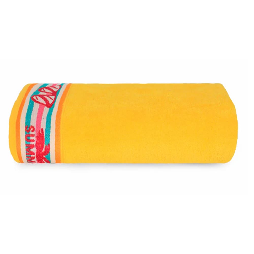 Toalha de Praia Aveludada 78x150cm - Solar - Appel
