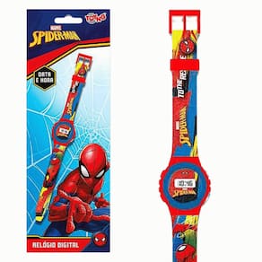 Relógio de Pulso Homem Aranha Digital Infantil Avenger Toyng
