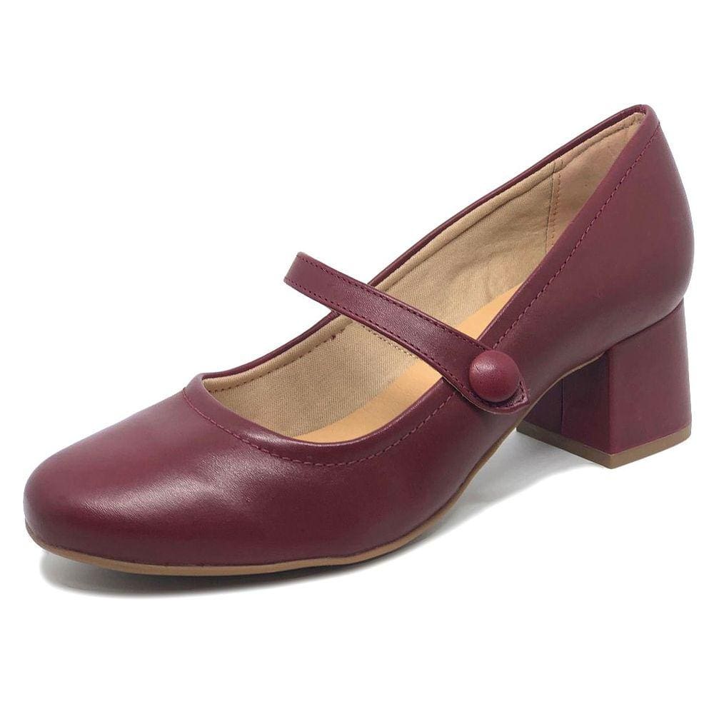 Sapato Feminino Conforto Salto Medio Bottero 353801