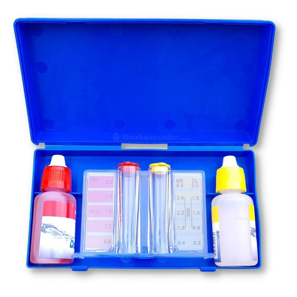 Estojo de Teste de PH e Cloro DomClor