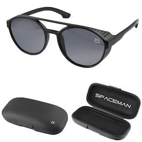 oculos sol social vintage praia masculino + proteção uv + case moda spaceman verão delicado luxo