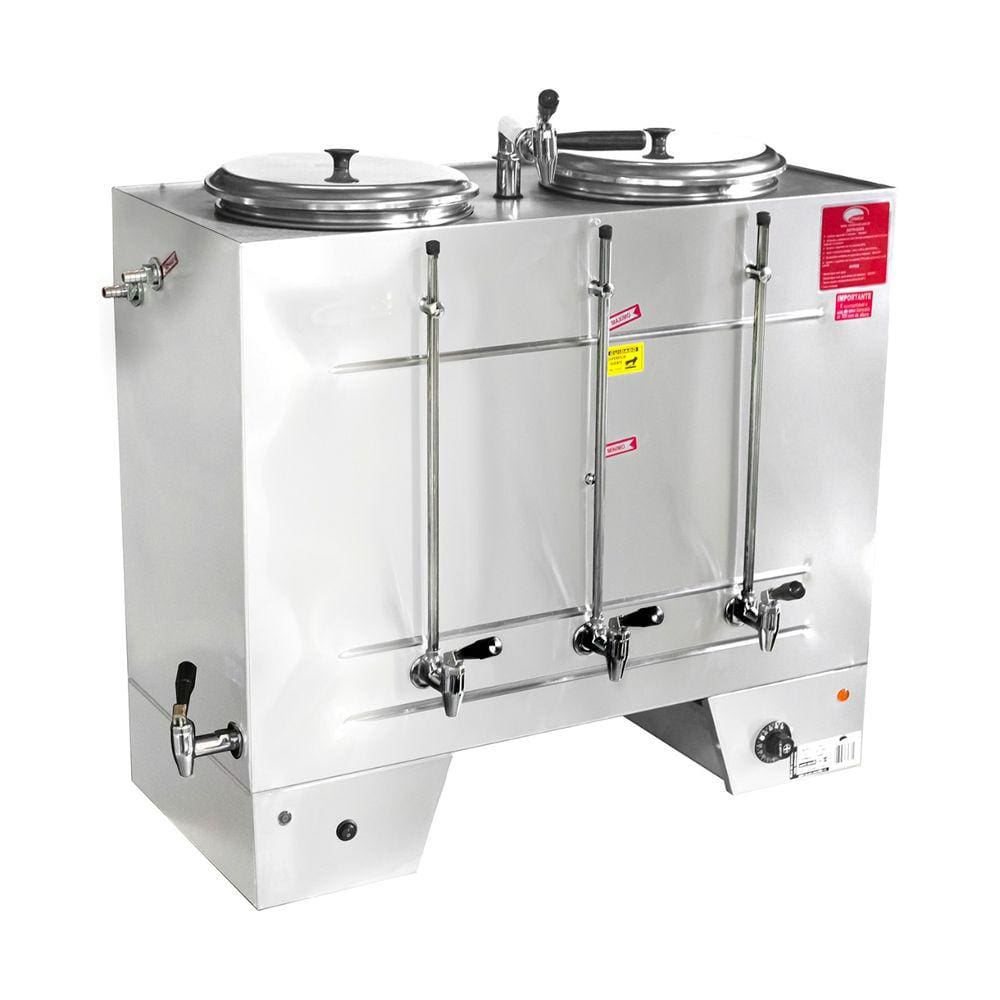 Cafeteira Elétrica Profissional Semiautomática 20 Litros 2 Reservatórios Consercaf