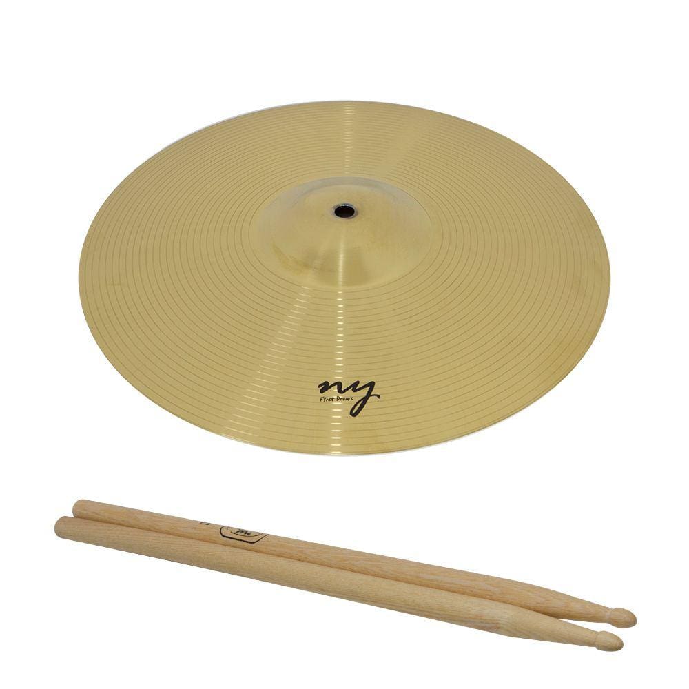 Prato de Condução para Bateria 20” + Baqueta 5A Hickory New York