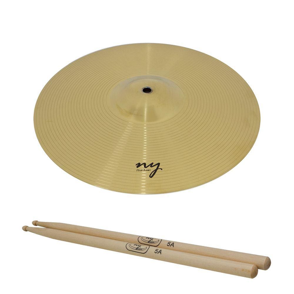 Prato de Condução para Bateria 20” + Baqueta 5A Maple New York