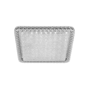 Plafon Led Blumenau Shine Pontilhado De Sobrepor com Ajuste de Cor 18W Bivolt Translúcido