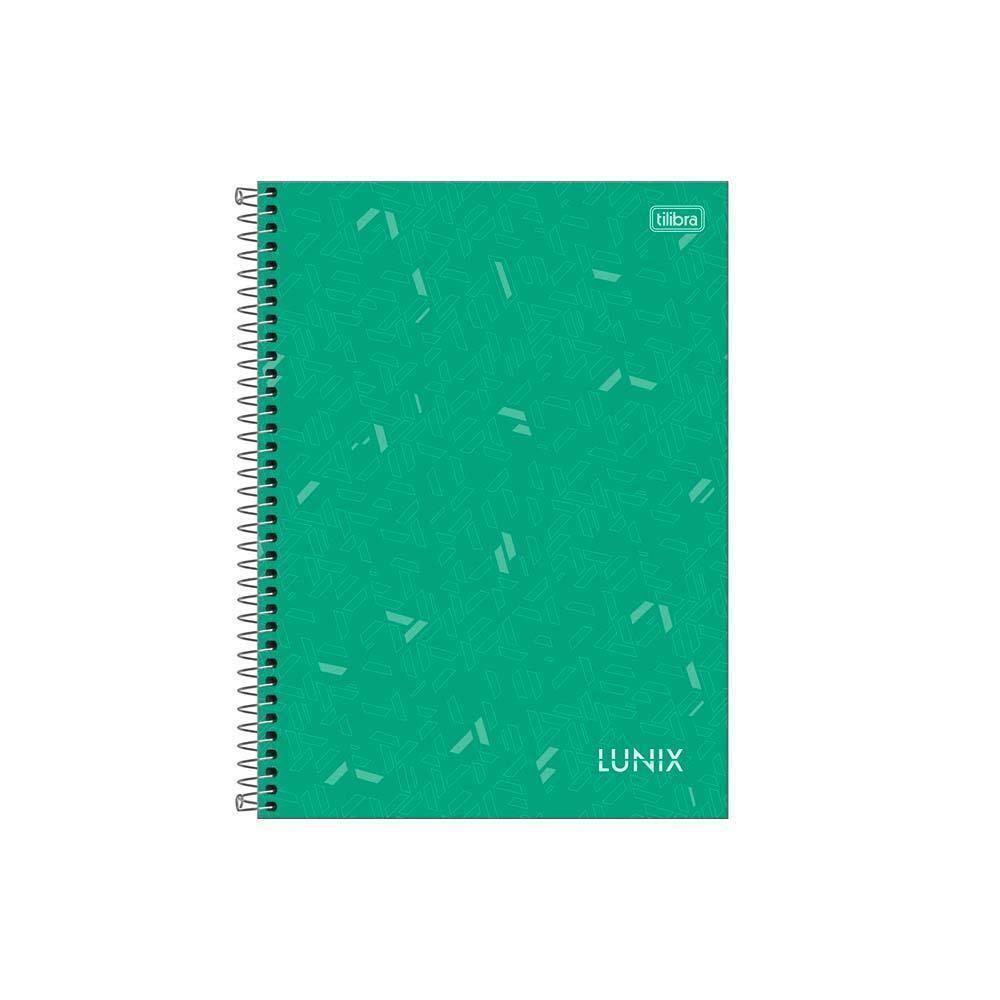 Caderneta Espiral Capa Dura 80 Folhas Verde - Lunix