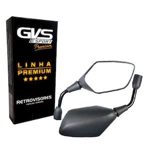 Espelho Retrovisor Xre 300 Lente Convexa Gs Rosca Honda