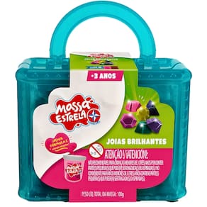 Massinha De Modelar Kit Joias Brilhantes Massa Estrela