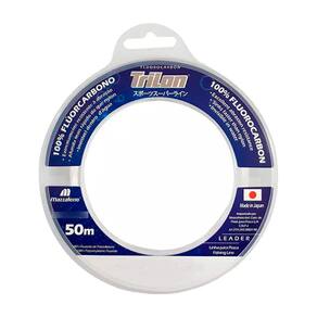 Linha Mazzaferro Trilon Leader 100% Fluorcarbono Nylon 0,50mm 35,7Lb 16,2Kg 50m