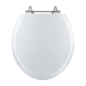 Tampa De Vaso Almofadado Dalia Branco Para Bacia Fiori 6lpf