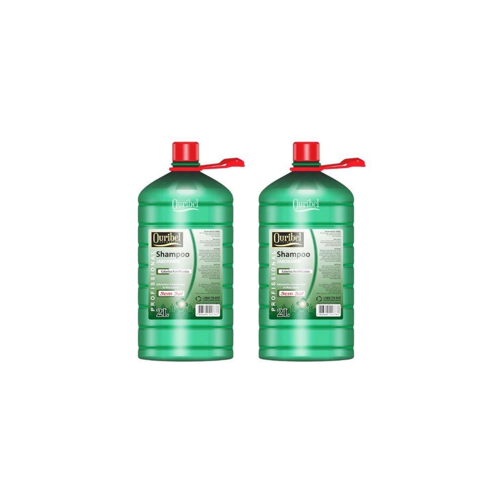 Shampoo Ouribel 2000ml Jaborandi - Kit C/2un