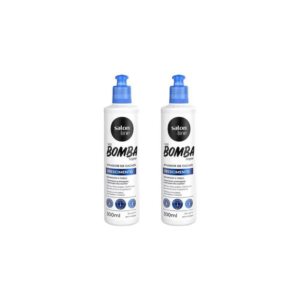 Ativador De Cachos Salon Line 300Ml Bomba - 2Un