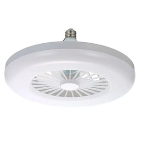 Ventilador De Teto Com Luz Led Ajustável E Controle E27