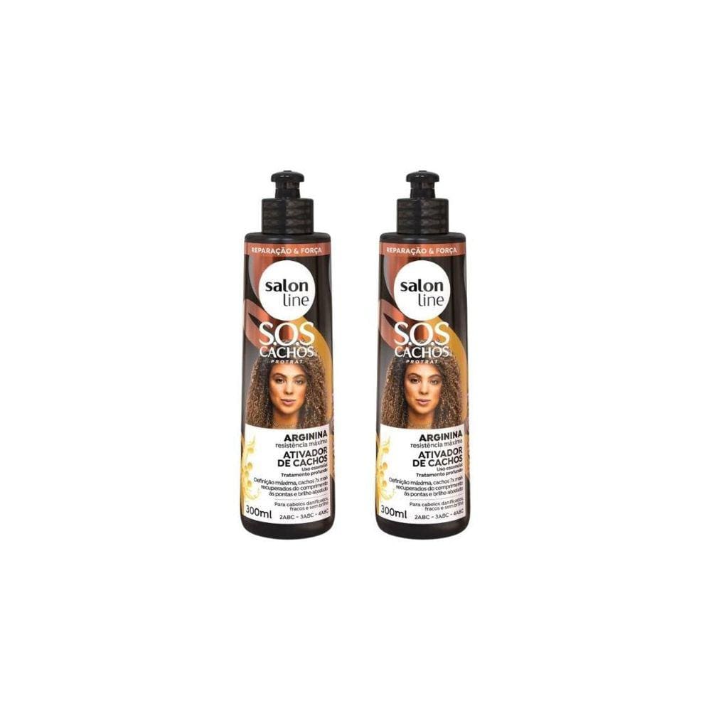 Ativador De Cachos Salon Line 300Ml Sos Arginina Reconst-2Un