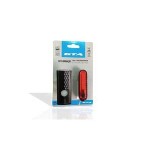 Kit Farol Led Gta 120 Lumens + Sinalizador Traseiro Vermelho