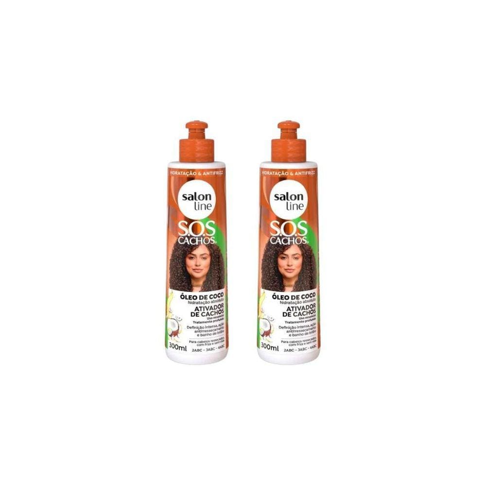 Ativador De Cachos Salon Line 300Ml Coco - Kit C/2Un