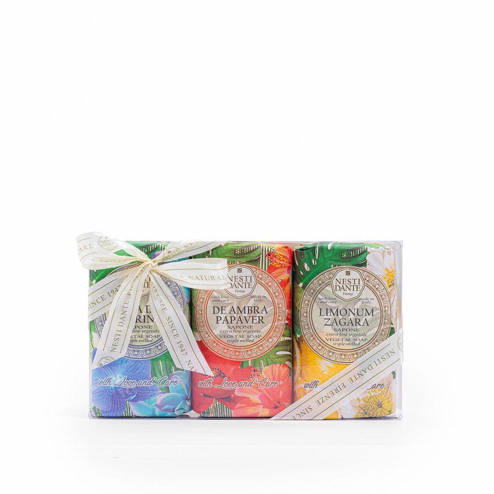 KIT 3 SABONETES 250g WITH LOVE AND CARE ACQUA LIMÃO PAPOULA
