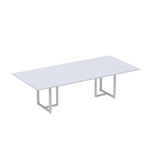 Mesa Reunião 2600x1200mm Mr2600p25tub Cinza