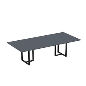 Mesa Reunião 2600x1200mm Mr2600p25tub Grafito/Preto