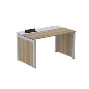 Escrivaninha para Escritório 120x79,2 Pscpp120 Noce Naturalle/Cinza