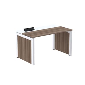 Escrivaninhas para Escritório 160x79,2cm Pscpp160 Walnut/Branco