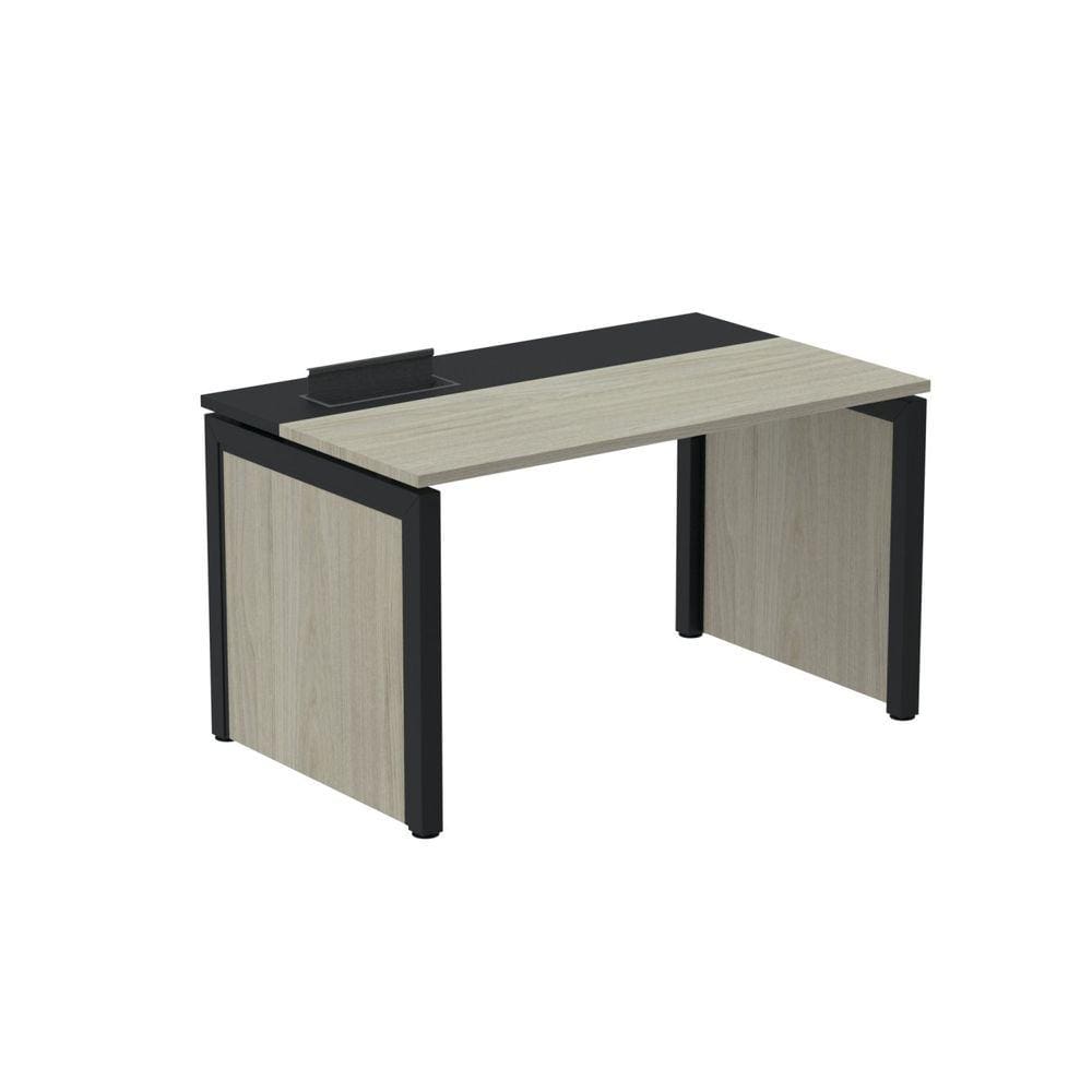 Escrivaninhas para Escritório 160x79,2cm Pscpp160 Noguerira casablanca/Preto