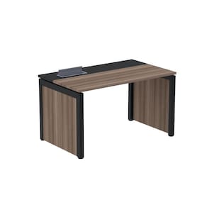 Escrivaninha para Escritório 150x79,2cm Pscpp150 Walnut/Preto