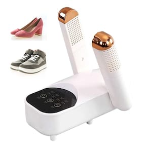 Secador de Tenis Sapato Eletrico Bota Meia Calçado Temporizador Multitemperatura Previne Odor Limpeza Higienico