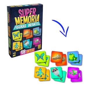 Jogo Super Memória - Figuras Infantis - Grow